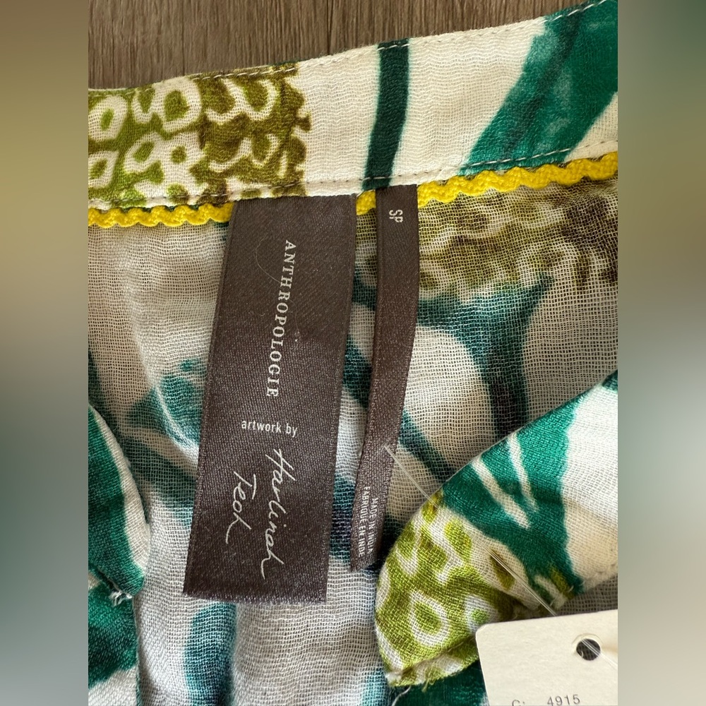 NWT Anthropology Summer Patterned Maxi Dress - Picture 10 of 13